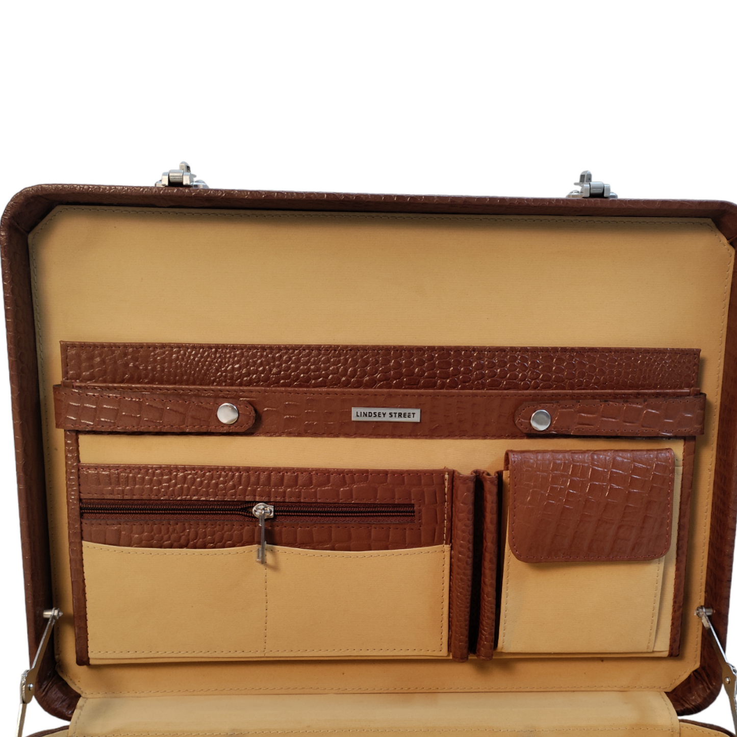 Leather Briefcase for Men Leather Attache Briefcase Corporate Gift Executive Leather Handbag for Men Leather Suitcase