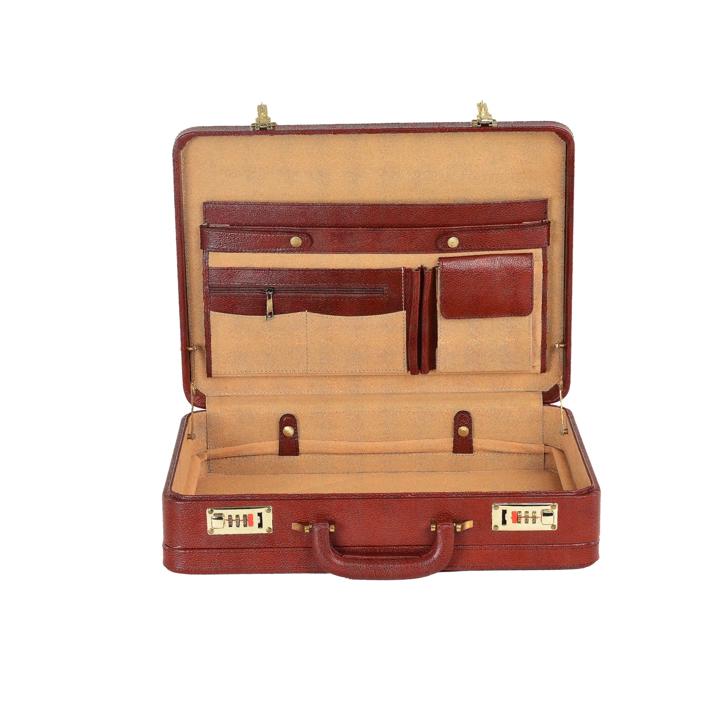 Personalized Genuine Leather Briefcase Attache Case Doctors Briefcase Leather Handbag