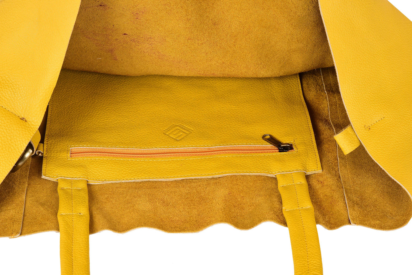 Yellow Oversized Tote Bag Everyday Shopper Bag Large Tote Bag Everyday Handbag for Women Leather Tote Shopper Bag With Pouch