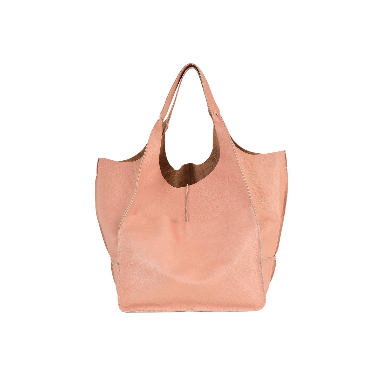 Cognac Brown Oversize Tote Shopper Bag Large Leather Tote Bag Big Shoulder Bag Large Travel Bag Shopping Bag Oversized Tote Everyday Purse