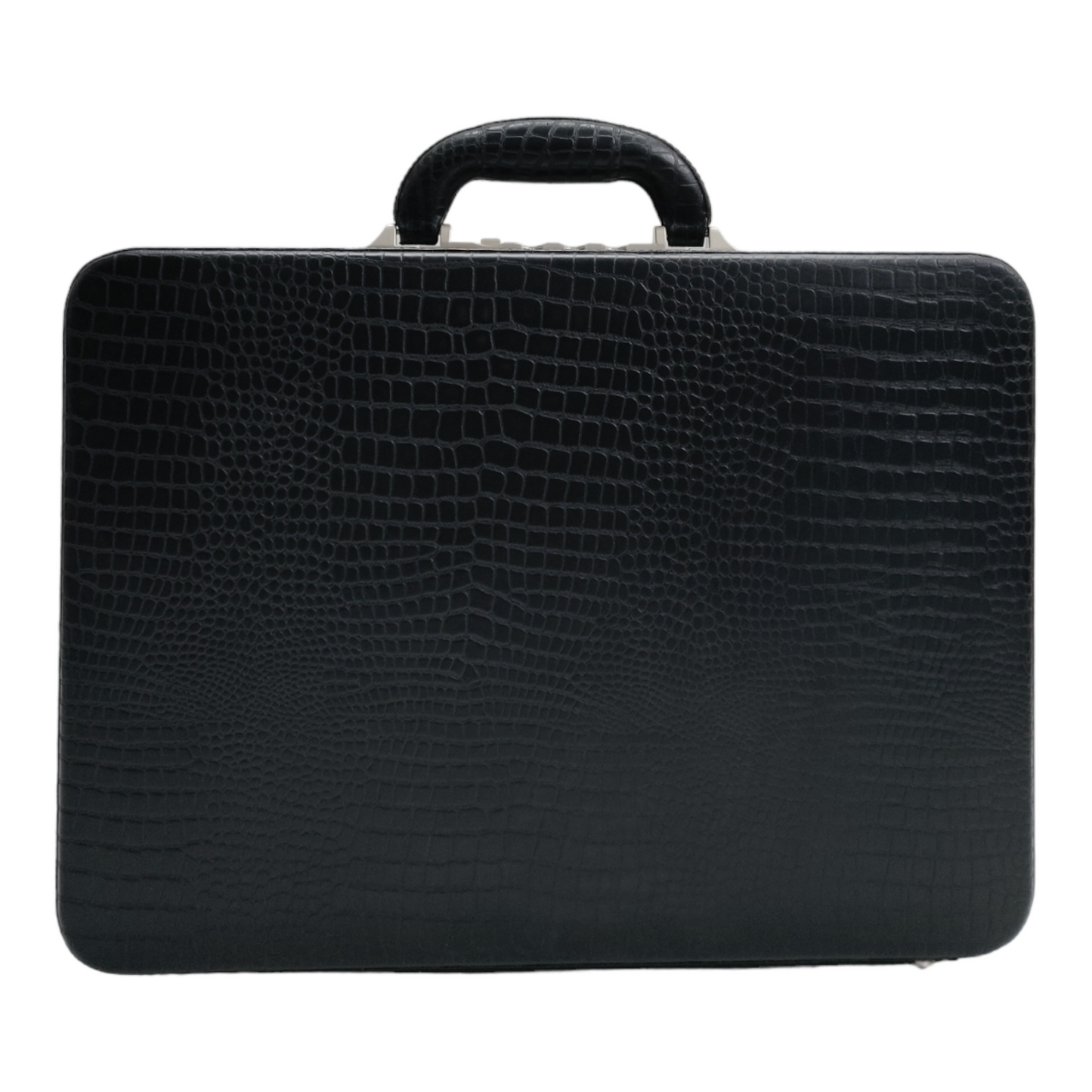 Antitheft Croco Leather Briefcase For Mens Genuine Leather Attache Briefcase Laptop Case Expandable Briefcase Large Doctors Briefcase