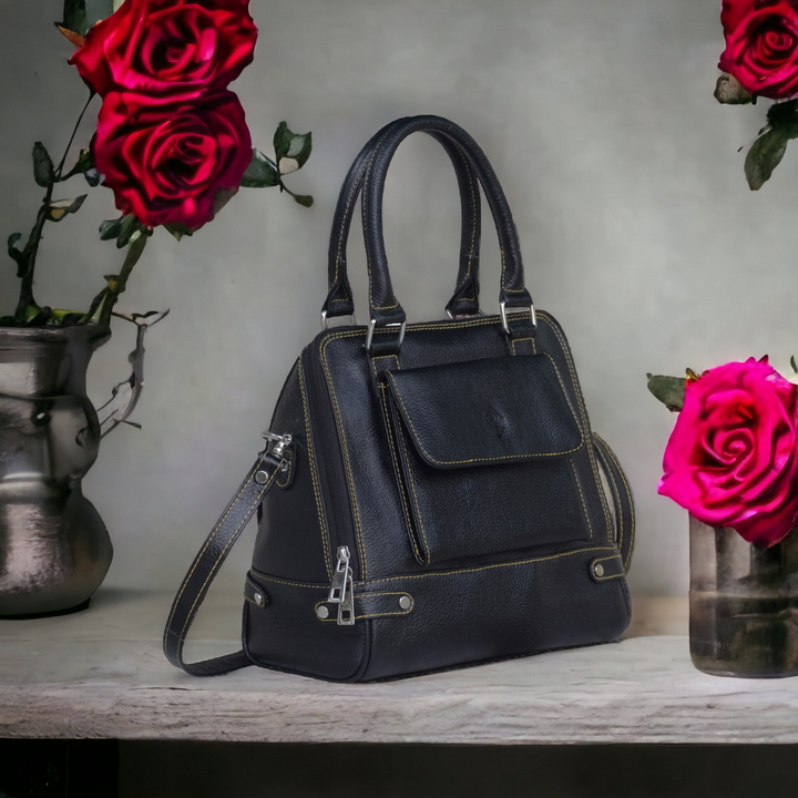 Leather Handbag for Women, Crossbody Shoulder Bag