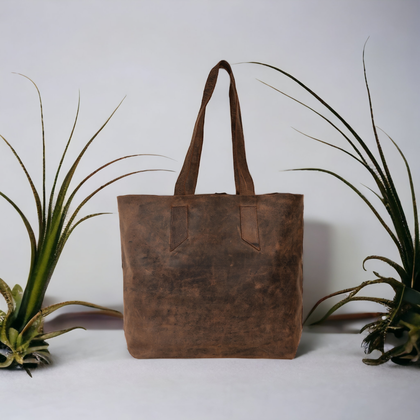 Dark Brown Leather Tote Bag Leather Purse for Women Raw edge Shopper Bag Large Leather Shopper Bag Everyday Tote Leather Shoulder Bag