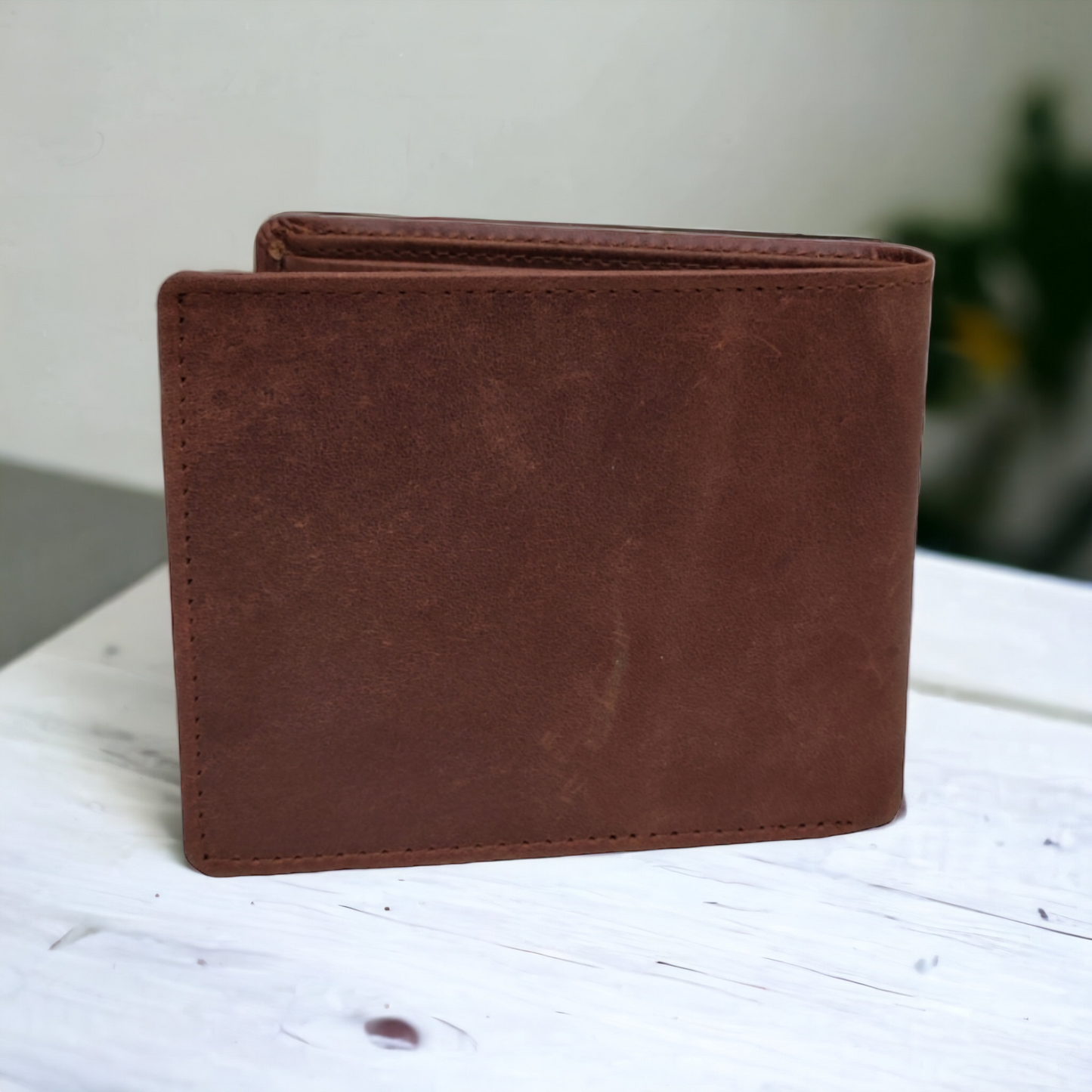 Men's Leather Wallets With Coin Bag