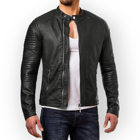 Premium Quality Soft Lambskin Leather jacket for Men's Soft Leather Biker jacket for Men Gift for Him Stylish Leather Jacket