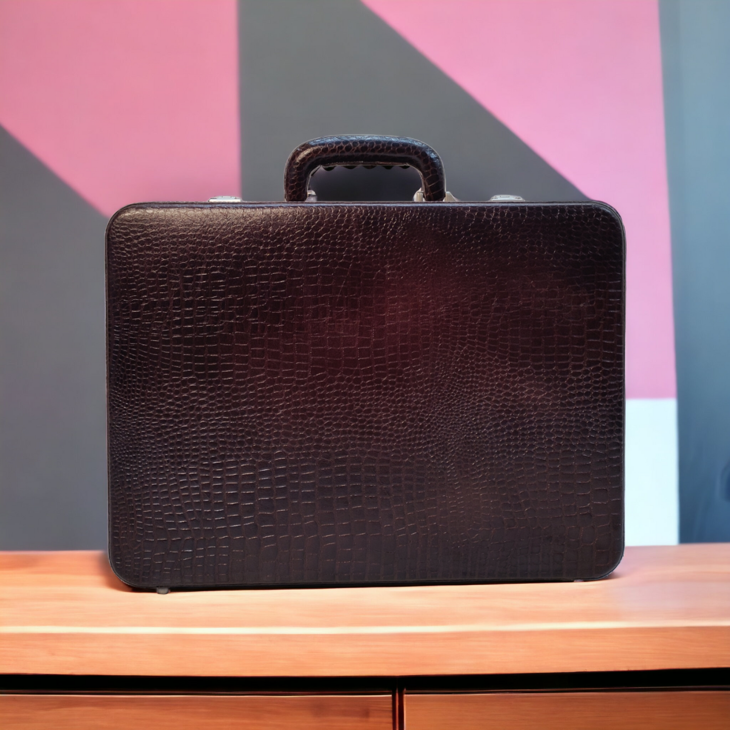 Premium Leather Briefcase for Men | Leather Expandable Briefcase | Leather Attache Briefcase for Men's | Doctors Briefcase | Men's Leather Handbag