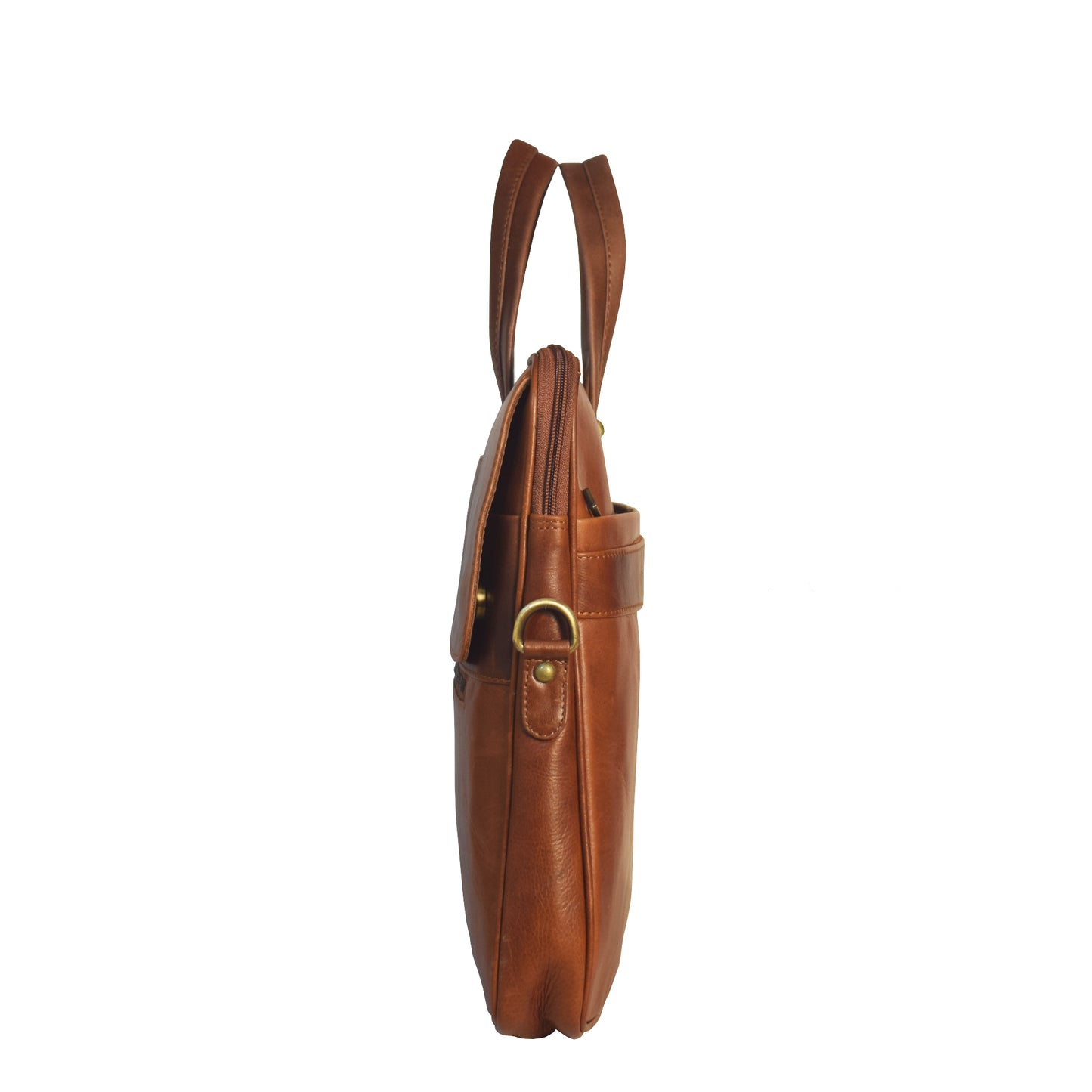 LINDSEY STREET Leather Laptop Bag for Men's | Genuine Leather Handbag | Leather Shoulder Bag | Office Bag for Mens