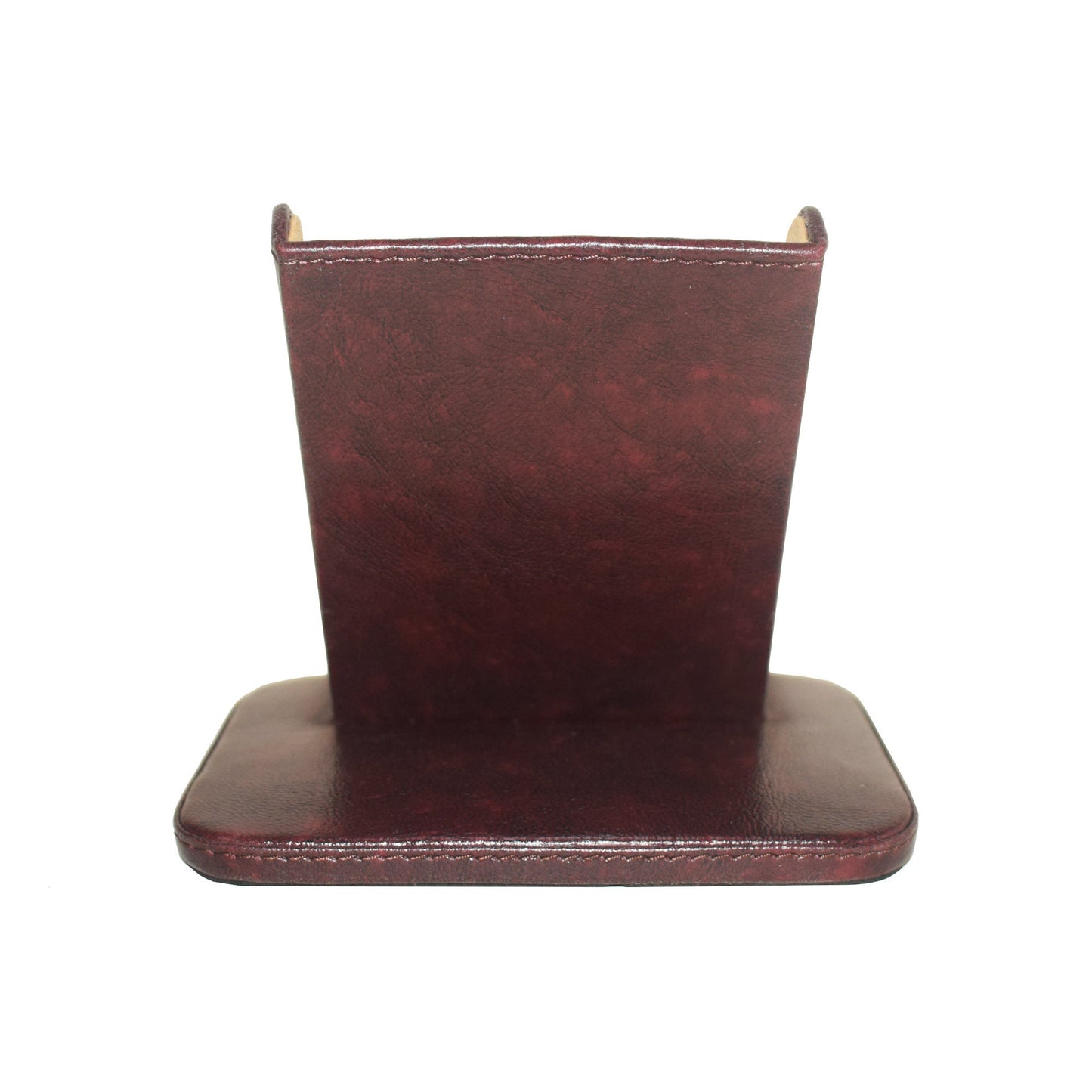 Vegan Leather Desk Organizer Mobile Stand Office Decor Gift for Him PU Leather Mobile Holder