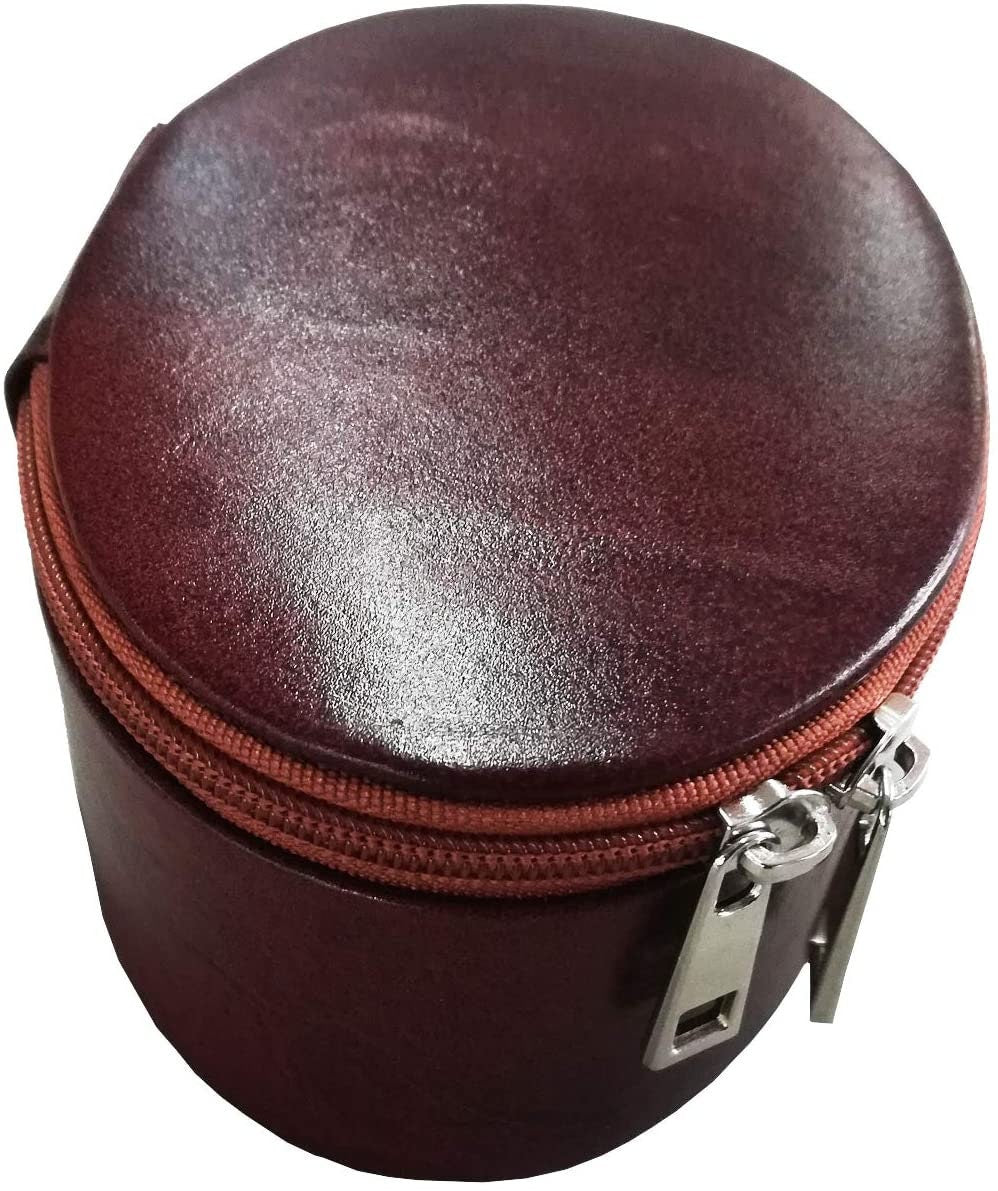 Genuine Leather 2 Layer Jewelry Box Trinket Case Rings Pendants Organizer Gift For Her