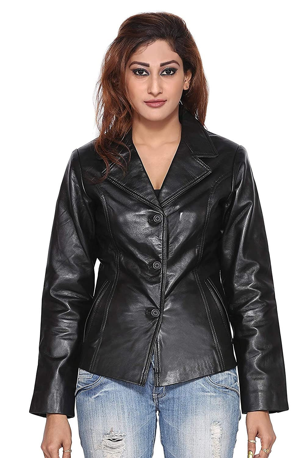 Women's Slim Fit Leather Jacket