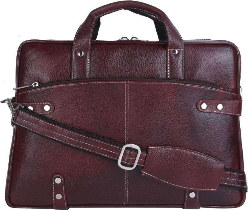 Leather office bags for men cheap