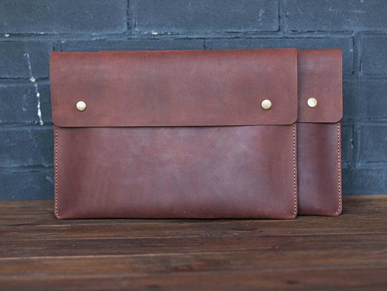 Handmade Leather Folder, Leather Document Holder, Folder Case, Office Paper Case, Macbook Leather Case, Bag For Documents, Portfolio Folder