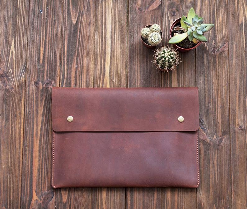 Handmade Leather Folder, Leather Document Holder, Folder Case, Office Paper Case, Macbook Leather Case, Bag For Documents, Portfolio Folder