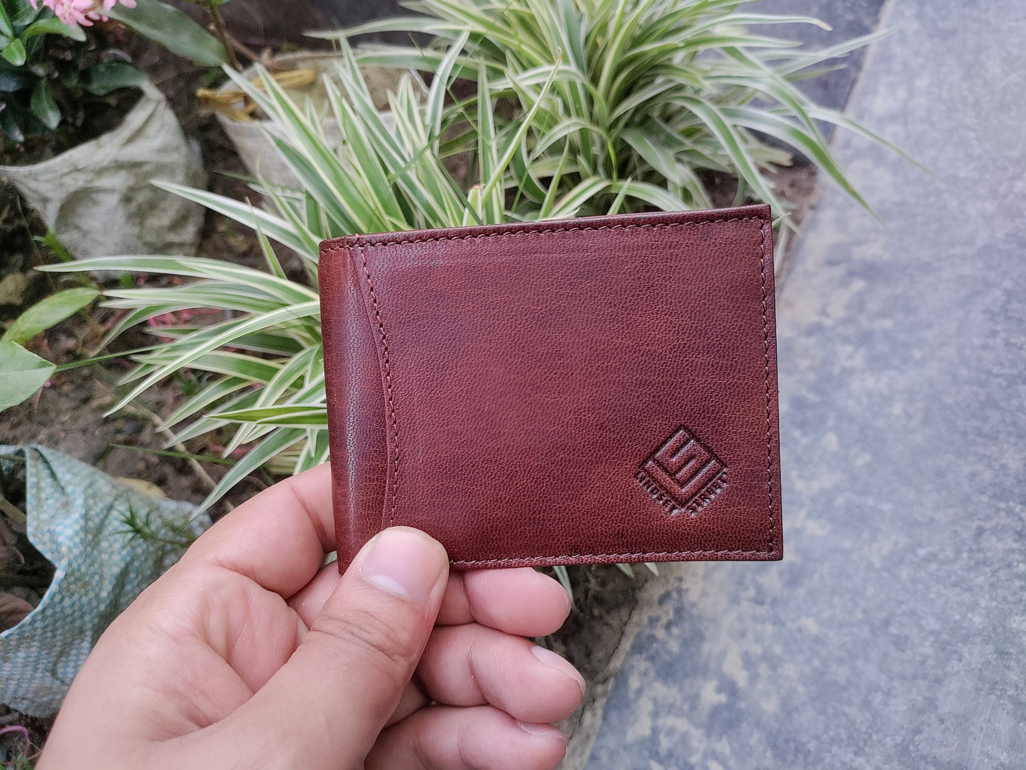 Unisex Leather Wallet, Mens Leather Wallet, Leather Wallet Women, Small Bifold Leather Wallet, Card Wallet, Custom Wallet, Slim Wallet Chocolate Brown